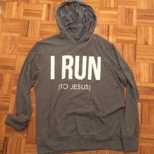 I run to Jesus hoodie
